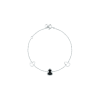 Qeelin | BRACCIALE PETITE WULU IN ORO BIANCO CON DIAMANTI E ONICE - WU-BR0001A-WGDON - WUBPT1BWGON (1)