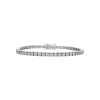 Bartorelli Italian Jewels | BRACCIALE TENNIS IN ORO BIANCO 18 E DIAMANTI BIANCHI - 46732581 (1)