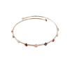 Pasquale Bruni | CHOCKER FIGLIA DEI FIORI IN ORO ROSA CON PIETRE FANTASIA E DIAMANTI BIANCHI E CHAMPAGNE - 15964R - 15964R (1)