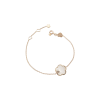 Pasquale Bruni | BRACCIALE PETIT JOLI IN ORO ROSA CON FIORE IN AGATA BIANCA, DIAMANTI BIANCHI E CHAMPAGNE - 16143R - 16143R (1)