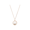 Chopard | CHOPARD - HAPPY SPIRIT - COLLANA IN ORO ROSA E ORO BIANCO CON DIAMANTE - 798231-9001 - 798231 (1)