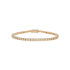 Bartorelli Italian Jewels | BRACCIALE TENNIS IN ORO ROSA CON DIAMANTI BROWN - 73643994 (1)
