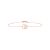 Qeelin | BRACCIAL PETITE DOUBLE WULU IN RO ROSA CON DIAMANTI - WU-BR0012A-RGD - W2BPT12RGDI (1)