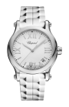 Chopard | HAPPY SPORT 36 MM, QUARZO, LUCENT STEEL&trade;, DIAMANTI - 278582 (1)