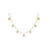 Bartorelli Italian Jewels | GIROCOLLO IN ORO ROSA CON ZAFFIRI MULTICOLOR E DIAMANTI BIANCHI - KN1025/MS (1)