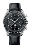 Omega | SPEEDMASTER FASI LUNARI 44,25 MM, ACCIAIO SU PELLE - 304.33.44.52.01.001 (1)