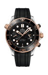 Omega | SEAMASTER DIVER 300M 44 MM, ACCIAIO-ORO SEDNA&trade; SU CAUCCI&Ugrave; - 210.22.44.51.01.001 (1)