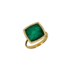 Bartorelli Italian Jewels | Anello in oro rosa 18 carati con smeraldo e diamanti bianchi taglio brillante - A007/2SM (1)