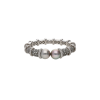Bartorelli Italian Jewels | BRACCIALE RIGIDO IN ORO BIANCO PERLE E DIAMANTI BIANCHI - BABR04 (1)