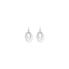 Bartorelli Italian Jewels | ORECCHINI IN ORO BIANCO A CERCHIETTO CON PENDENTI OVALI CONCENTRICI E DIAMANTI BIANCHI E NERI - VE09994DDKW (1)