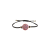 Bartorelli Italian Jewels | BRACCIALE CON CORDINO NERO E SMILEY IN ORO ROSA CON DIAMANTI E PAV&Eacute; DI ZAFFIRI ROSA - BU001-ZARS (1)
