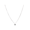 Bartorelli Italian Jewels | COLLANA SOLITARIO  IN ORO BIANCO CON DIAMANTE NERO - CO-DN (1)