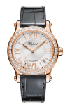 Chopard | HAPPY SPORT 36 MM, AUTOMATICO, ORO ROSA ETICO, DIAMANTI - 274808 (1)