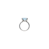 Bartorelli Italian Jewels | ANELLO IN ORO BIANCO CON ACQUAMARINA CENTRALE CERTIFICATA E DIAMANTI LATERALI - 3576011 (3)