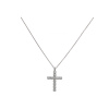 Bartorelli Italian Jewels | COLLANA IN ORO BIANCO CON PENDENTE CROCE IN DIAMANTI - 79283076 (1)