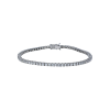 Bartorelli Italian Jewels | Bracciale tennis in oro bianco 18 carati e diamanti bianchi taglio brillante - BR03/3D (1)