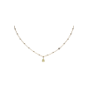 Bartorelli Italian Jewels | COLLANA GIROCOLLO IN ORO ROSA CON DIAMANTE FANCY YELLOW E DIAMANTE BIANCO - 71108234 (1)