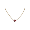 Bartorelli Italian Jewels | GIROCOLLO TENNIS IN ORO ROSA CON RUBELITE E DIAMANTI BIANCHI - AN2914/RT (1)