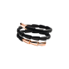 Vhernier | BRACCIALE CALLA MIDI IN TITANIO NERO E ORO ROSA - T01652BR161 (1)