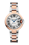 Cartier | BALLON BLEU DE CARTIER 33 MM, AUTOMATICO, ACCIAIO, ORO ROSA - W2BB0032 (1)