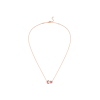 Fred | COLLANA CHANCE INFINIE IN ORO ROSA MODELLO MEDIO, RUBINI E DIAMANTI - 7B0253 - 7B0253 (1)