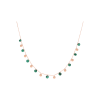 Bartorelli Italian Jewels | COLLANA PAILLETTES IN ORO ROSA E MALACHITE - C082/3-MA (1)