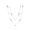 Bartorelli Italian Jewels | COLLANA LUNGA IN ORO ROSA E ZAFFIRI BLU - C065/6/2 (1)