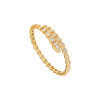 Bulgari | BRACCIALE SERPENTI VIPER IN ORO GIALLO CON PAV&Eacute; DI DIAMANTI - BR858983 - BR860194 (1)