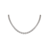 Bartorelli Italian Jewels | COLLANA TENNIS A ROSETTE IN ORO BIANCO E DIAMANTI - 1GA0270234/2 (1)