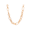 Bartorelli Italian Jewels | COLLANA CATENA A MAGLIE OVALI IN ORO ROSA - 248623 (1)