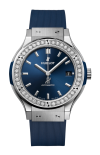 Hublot | CLASSIC FUSION TITANIUM BLUE DIAMONDS 38 MM - 565.NX.7170.RX.1204 (1)