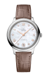 Omega | DE VILLE PRESTIGE 34 MM, ACCIAIO SU PELLE - 434.13.34.20.55.001 (1)