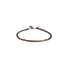 Mano | J . | BRACCIALE UOMO CATENA GROUMETTE IN TITANIO, BARRETTA IN ORO ROSSO, DIAMANTI BLACK - MINBRTRG23BBARK - MINBRTRG23BBARK (1)