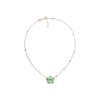 Pasquale Bruni | COLLANA BON TON DOLCE VITA IN ORO ROSA CON PRASIOLITE E DIAMANTI - 16267R - 16267R (1)
