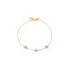 Bartorelli Italian Jewels | BRACCIALE IN ORO ROSA CON STELLE IN PAV&Egrave; DI DIAMANTI - 248407 (1)
