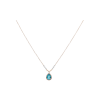 Bartorelli Italian Jewels | COLLANA IN ORO ROSA CON APATITE E DIAMANTI - C087/2-S0 (1)