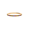 Bartorelli Italian Jewels | BRACCIALE TENNIS ELASTICO RAINBOW IN ORO ROSA E ZAFFIRI MULTICOLOR - 1PU1790011/42/9 (1)