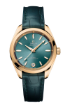 Omega | SEAMASTER AQUA TERRA SHADES 34 MM, ORO MOONSHINE&trade; SU PELLE - 220.53.34.20.10.001 (1)