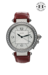Cartier | PASHA DE CARTIER ORO BIANCO E DIAMANTI - U-WJ118751 (1)