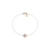 Bartorelli Italian Jewels | BRACCIALE IN ORO ROSA CON QUADRIFOGLIO IN PAV&Eacute; DI DIAMANTI - 264059 (1)