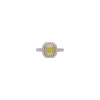 Bartorelli Italian Jewels | ANELLO SOLITARIO IN ORO BIANCO CON DIAMANTE FANCY YELLOW E PAV&Eacute; DI DIAMANTI BIANCHI - 234-6830 (2)