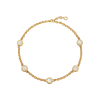 Bulgari | COLLANA BVLGARI BVLGARI 50TH ANNIVERSARY IN ORO GIALLO CON ELEMENTI IN MADREPERLA E ONICE - CL860454 (3)