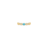 Bulgari | COLLANA BVLGARI TUBOGAS COLOR IN ORO GIALLO CON TOPAZIO BLU E DIAMANTI - CL860533 (3)