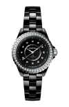 Chanel | J12 CON LUNETTA DI DIAMANTI CALIBRO 12.2, 33 MM - H10474 (1)