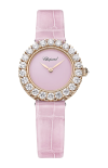 Chopard | L'HEURE DU DIAMANT ROUND 26 MM, MANUALE, ORO ETICO ROSA, DIAMANTI - 13A178 (1)