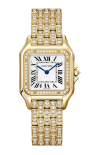 Cartier | PANTH&Egrave;RE DE CARTIER, MODELLO MEDIO, ORO GIALLO, DIAMANTI, QUARZO - WJPN0060 (1)