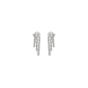 Bartorelli Italian Jewels | ORECCHINI PENDENTI A CASCATA IN ORO BIANCO CON PAV&Eacute; DI DIAMANTI BIANCHI - 171-2952 (1)