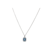 Bartorelli Italian Jewels | GIROCOLLO IN ORO BIANCO CON ZAFFIRO BLU E DIAMANTI BIANCHI - 234-C5973-7-5 (1)