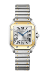 Cartier | SANTOS DE CARTIER MODELLO PICCOLO, ACCIAIO E ORO GIALLO, QUARZO - W2SA0033 (1)