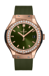 Hublot | CLASSIC FUSION KING GOLD GREEN DIAMONDS 33 MM - 581.OX.8980.RX.1104 (1)